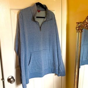 Merona Pullover Sweatshirt SO COMFY XXL Oversized stripes Beachy Unisex